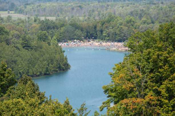 Medina Washington - August 9th  2014, Peoples having a party on the Medina Beach Park, Bellevue Washington .