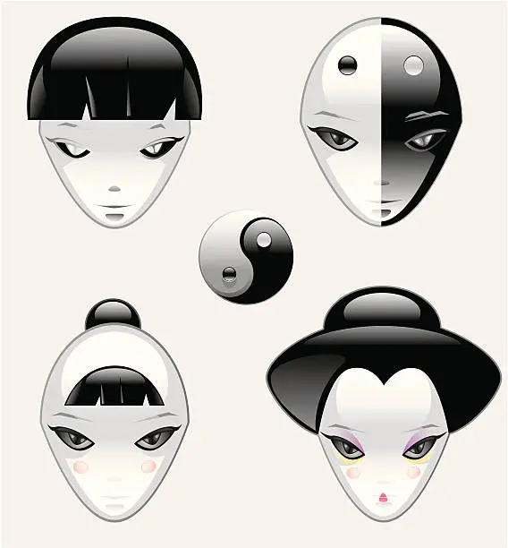 Vector illustration of oriental-icons