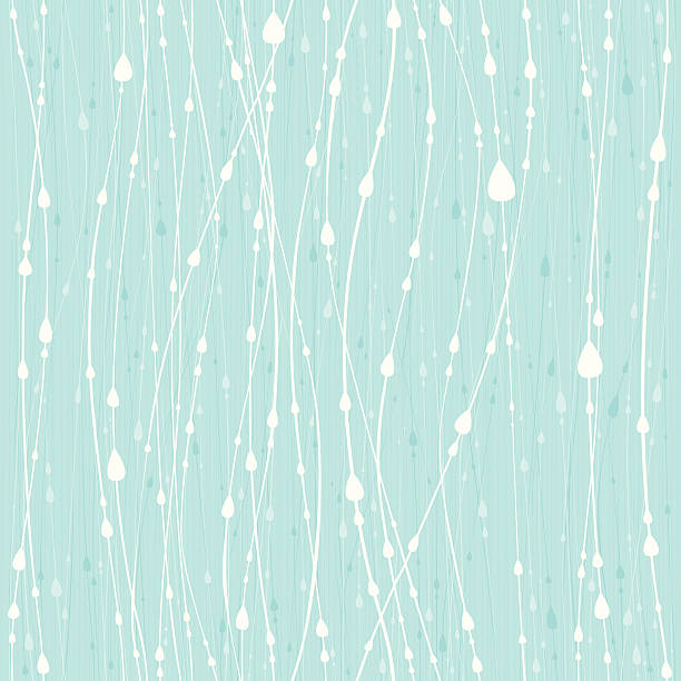 Seamless dew/rain background vector art illustration