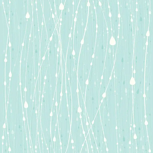 Vector illustration of Seamless dew/rain background
