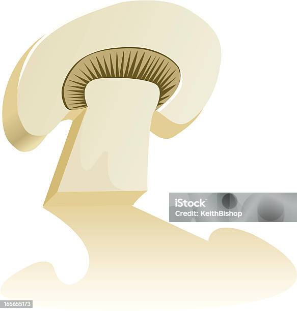 Champignon Vecteurs libres de droits et plus d'images vectorielles de Aliment - Aliment, Champignon comestible, Cuisine italienne