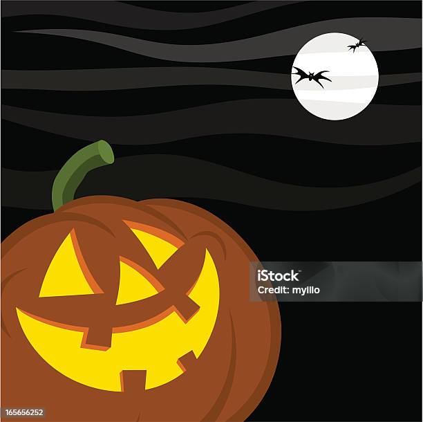 Happy Halloween Vecteurs libres de droits et plus d'images vectorielles de Allumer - Allumer, Automne, Brouillard
