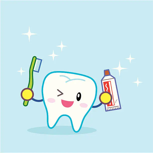 Vector illustration of Teeth Cleaning