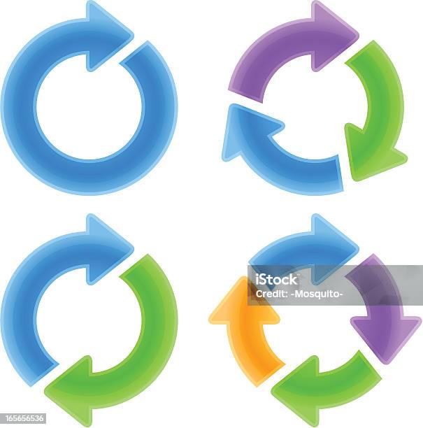 Стрелка Diagramms — стоковая векторная графика и другие изображения на тему Без людей - Без людей, Бизнес, Блестящий