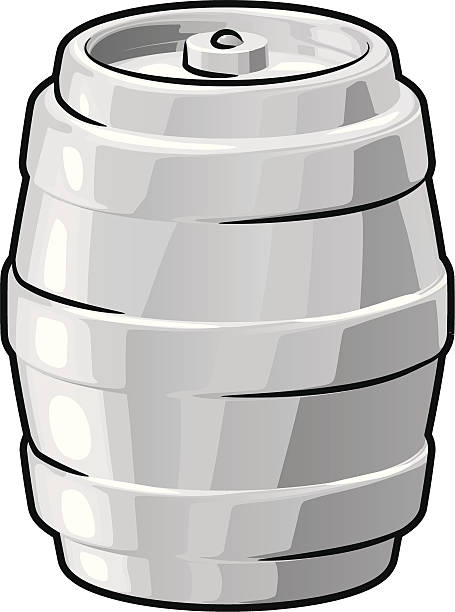 illustration of a beer keg isolated on a white background - ryan in a 幅插畫檔、美工圖案、卡通及圖標