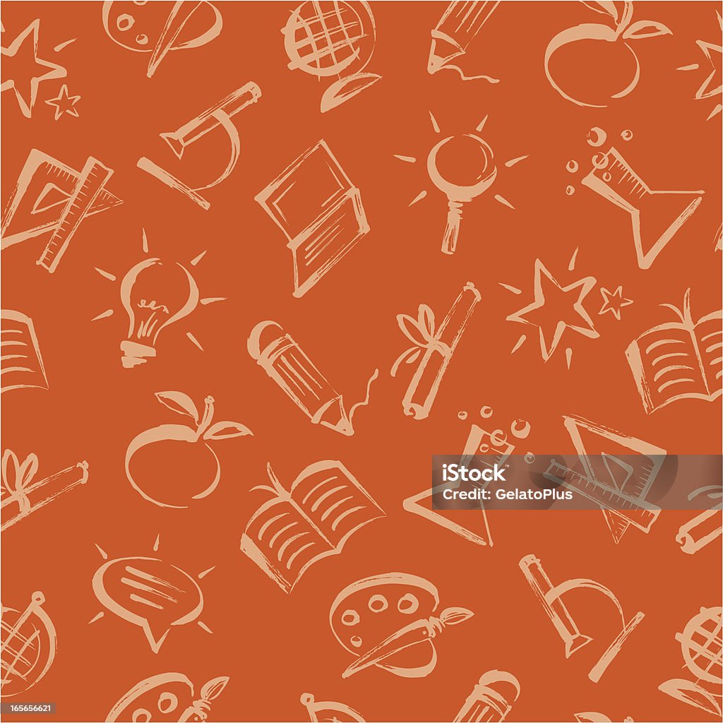 Educitational Pattern Various Types Of Seamless Education Patterns Stock Illustration ...