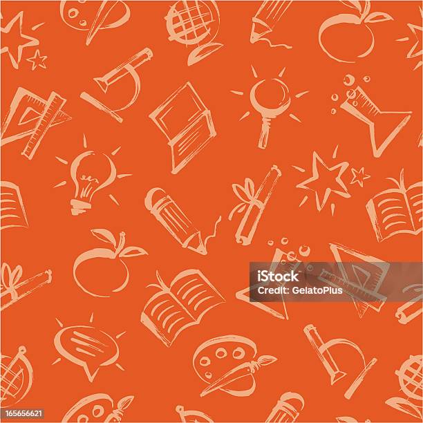 Educitational Pattern Various Types Of Seamless Education Patterns Stock Illustration ...