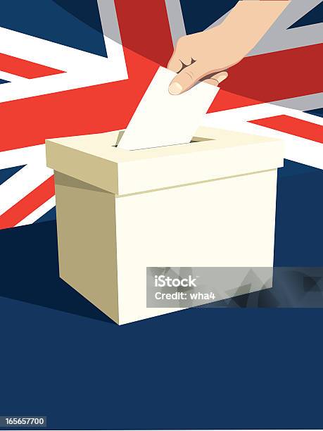 British Urne Électorale Vecteurs libres de droits et plus d'images vectorielles de Urne électorale - Urne électorale, Bulletin de vote, Royaume-Uni