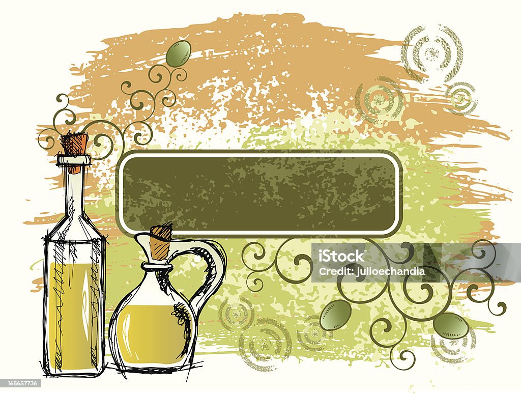 L'huile d'olive - clipart vectoriel de Huile d'olive libre de droits