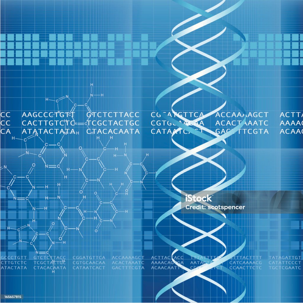 Dna Code Visual Dna Code Stock Illustration - Download Image Now - DNA Sequencing Gel ...