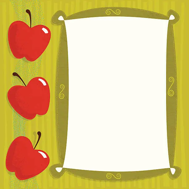 Vector illustration of Apples Background