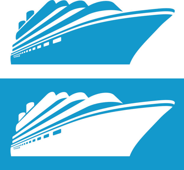 cruise kreuzfahrtschiff - kreuzfahrtschiff stock-grafiken, -clipart, -cartoons und -symbole