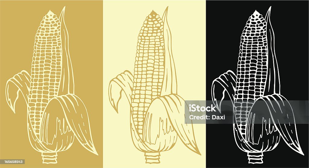 Corn - Lizenzfrei Mais - Zea Vektorgrafik