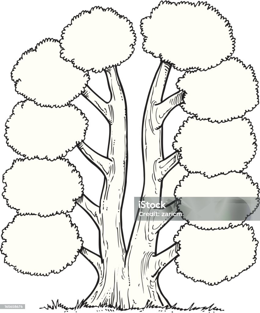 arbre - clipart vectoriel de Arbre libre de droits