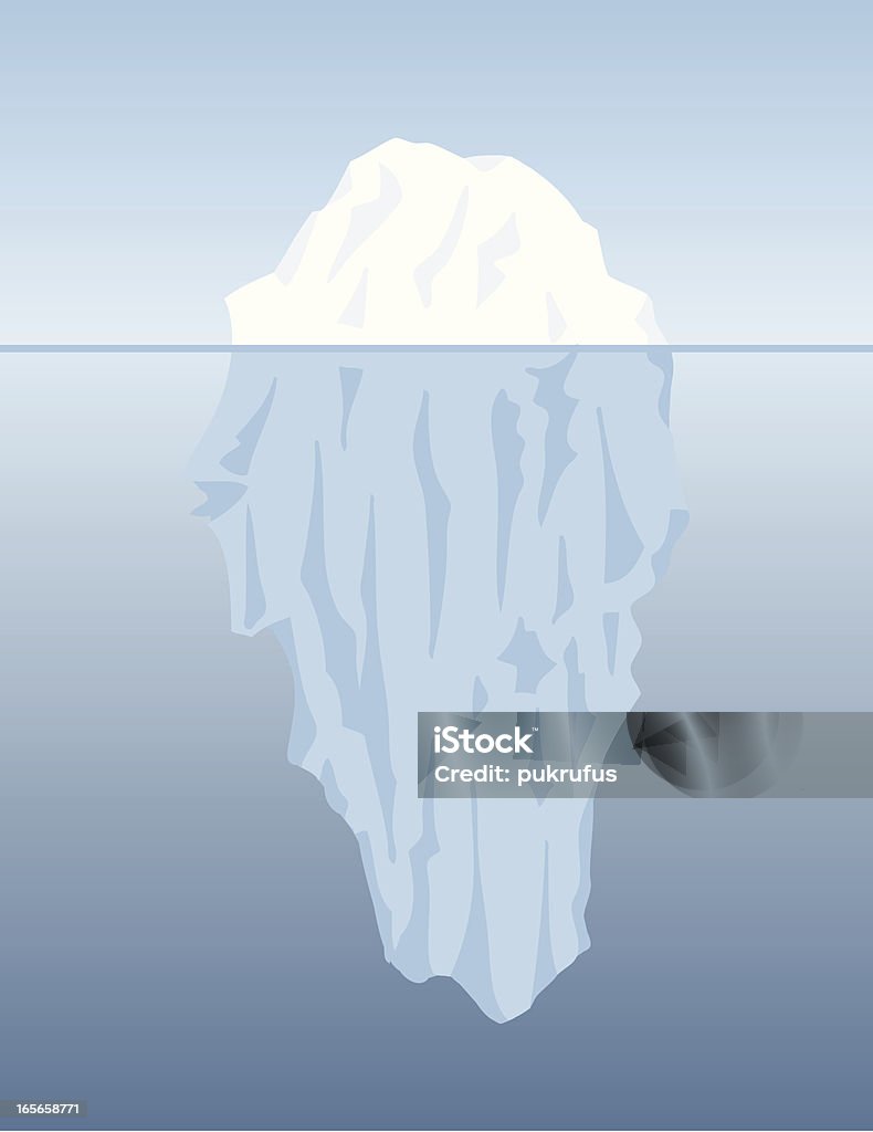 Iceberg kształty - Grafika wektorowa royalty-free (Ikona)