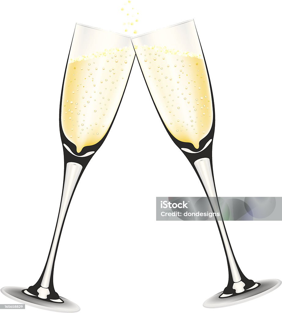 - Champagner - Lizenzfrei Illustration Vektorgrafik