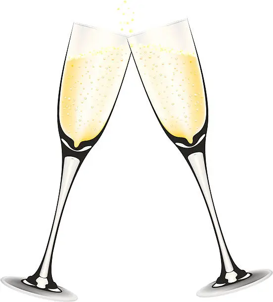 Vector illustration of Champagne