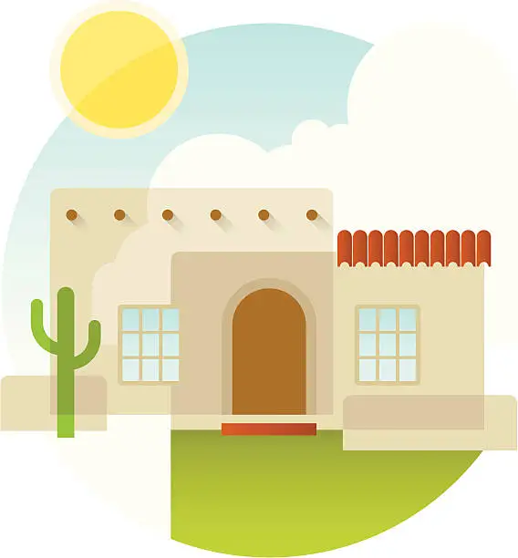 Vector illustration of Adobe home