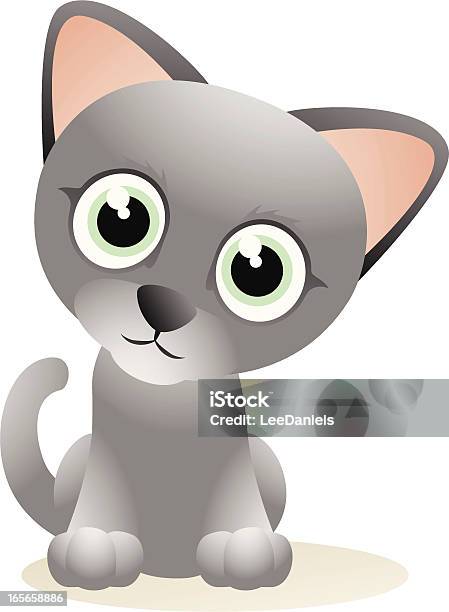 Kartun Anak Kucing Ilustrasi Stok - Unduh Gambar Sekarang - Anak hewan