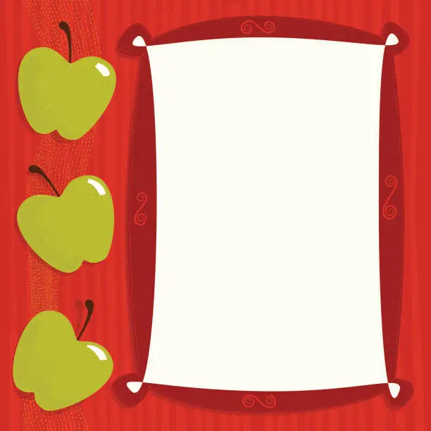 Vector illustration of Apples Background