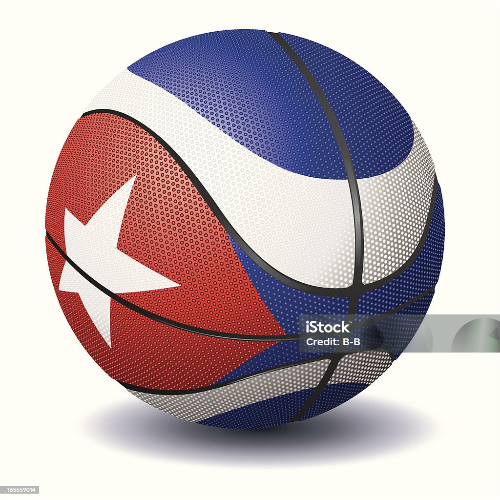 Basketball-Kuba - Lizenzfrei Basketball Vektorgrafik