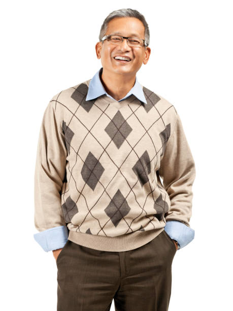Asian Middle Age Man Stock Photos 