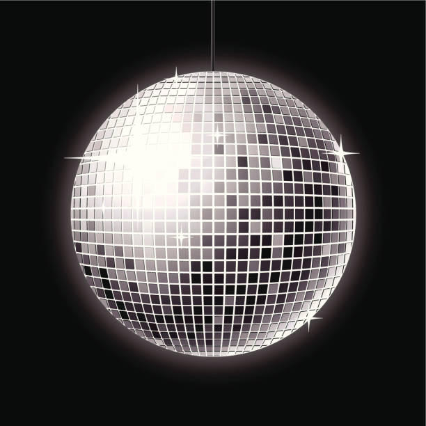 disco ball - diskokugel stock-grafiken, -clipart, -cartoons und -symbole