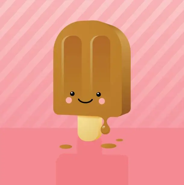 Vector illustration of happyland: popsicle