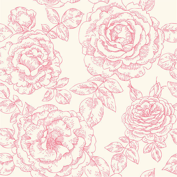 seamless pattern with roses