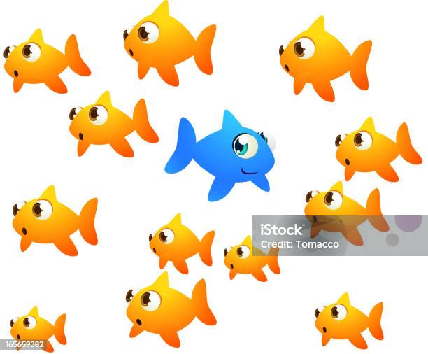 Vetores de Diferentes Goldfish e mais imagens de Amizade - Amizade, Animal, Animal de estimação