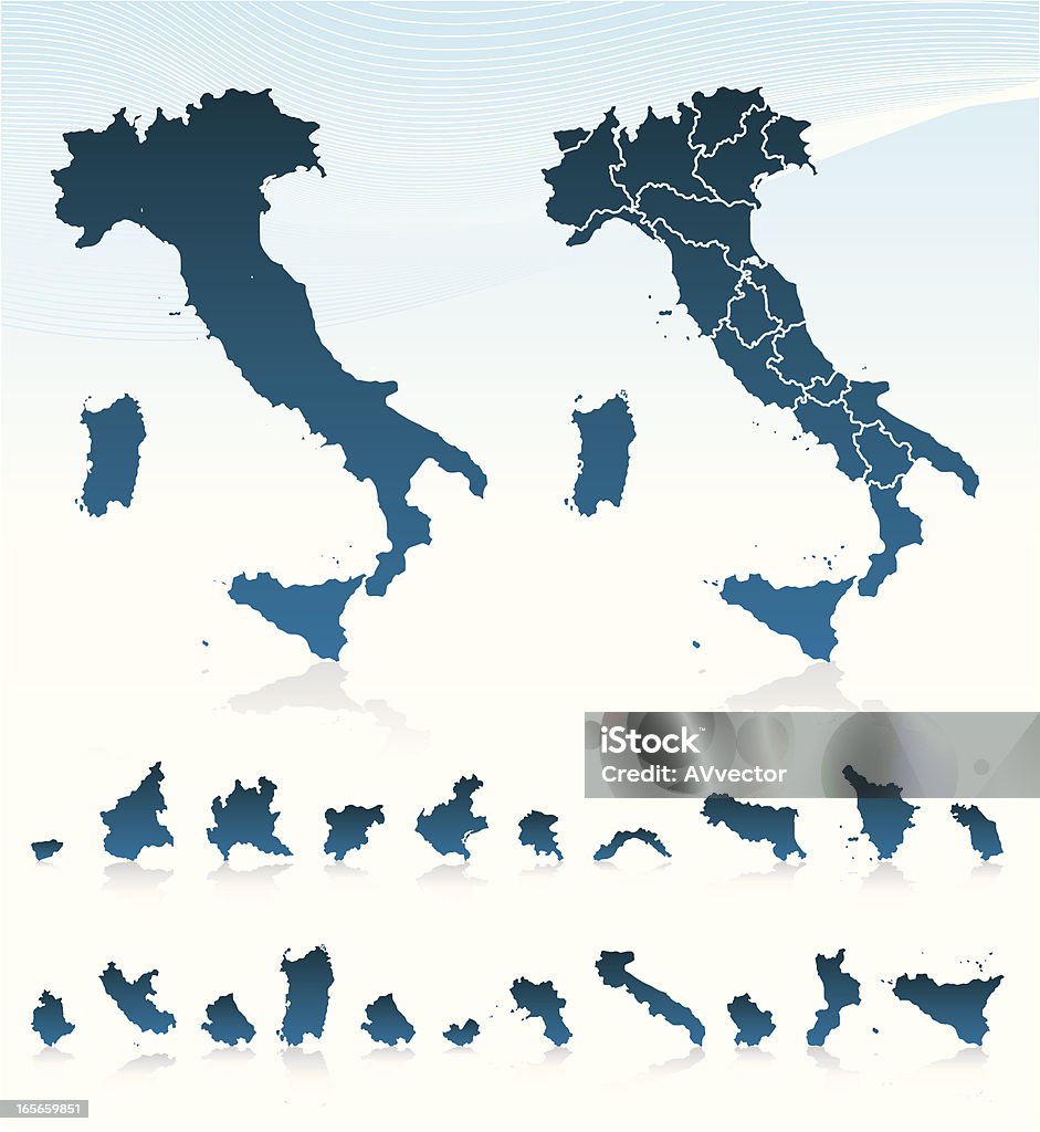 Włochy - Grafika wektorowa royalty-free (Włochy)