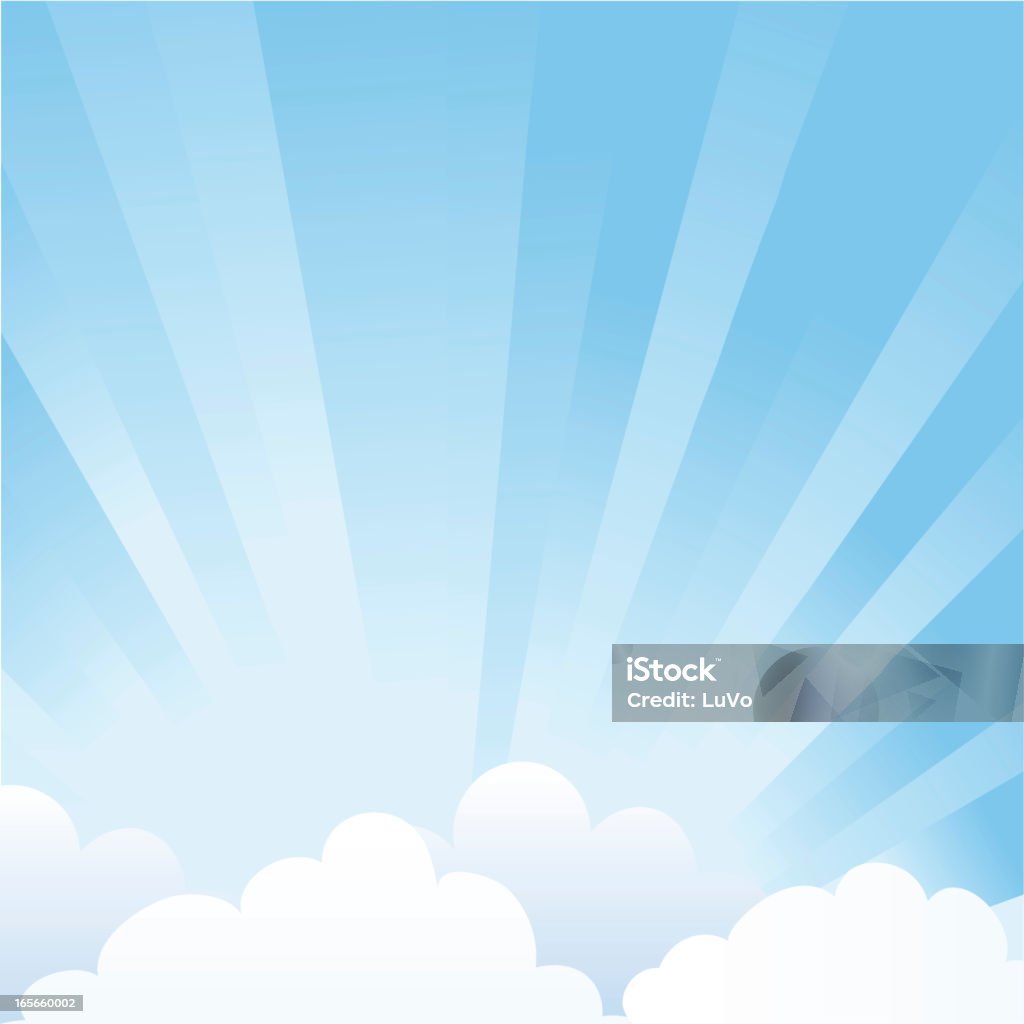 Himmel mit Wolken - Lizenzfrei Himmel Vektorgrafik Himmel mit Wolken - Lizenzfrei Himmel Vektorgrafik