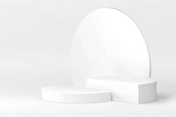 istock White 3d podium round pedestal mock up cosmetic product show presentation vector illustration 1656601077