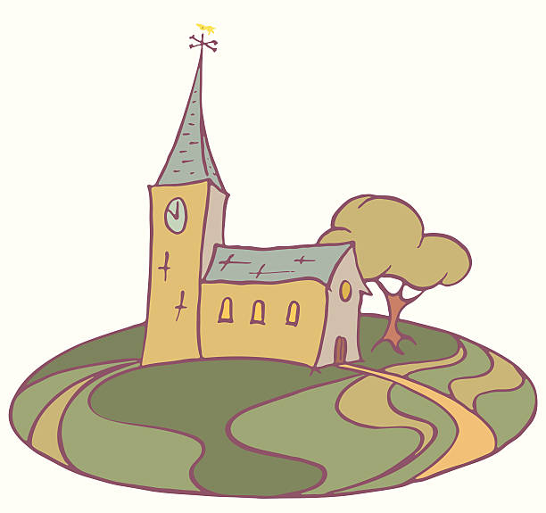 Igreja. - ilustração de arte vetorial