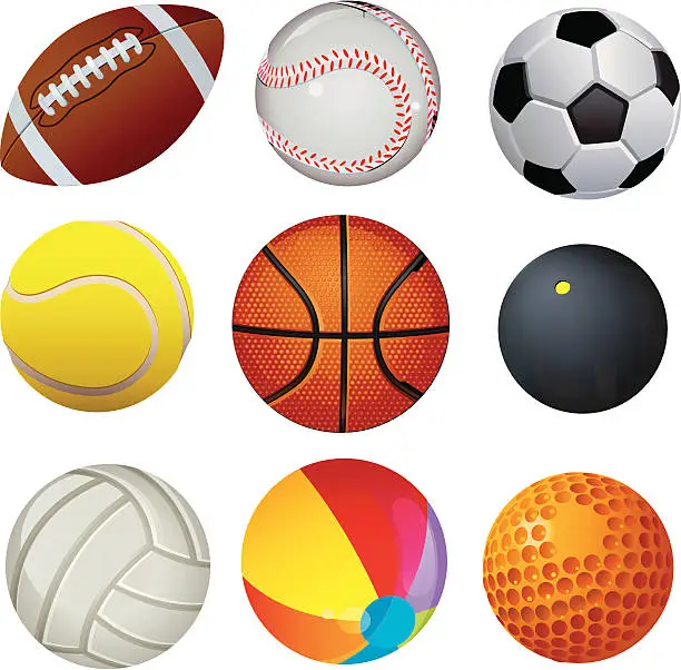 Vector illustration of Ball