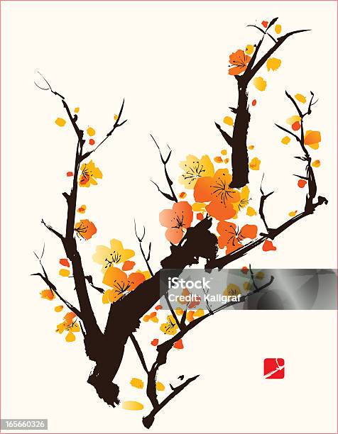 梅の花 - インクのベクターアート素材や画像を多数ご用意 - インク, 花, 中国文化