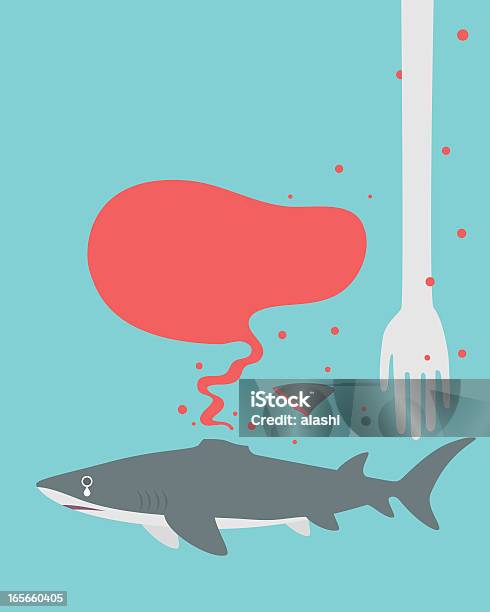 A Maior Ameaça Para Os Tubarões Populações Sopa De Barbatana De Tubarão - Arte vetorial de stock e mais imagens de Acidente Natural