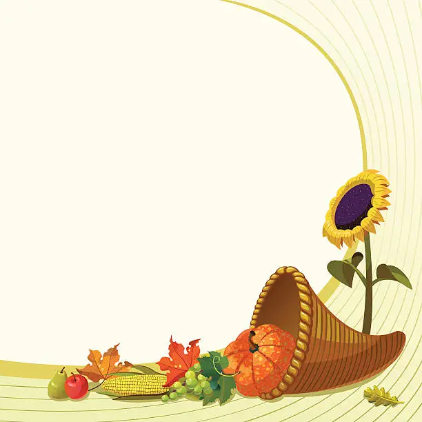 Vector illustration of Cornucopia