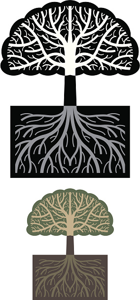 Tree Mono Vector Mono Tree Stock Illustration - Download Image Now - Cultivated, Growth ...