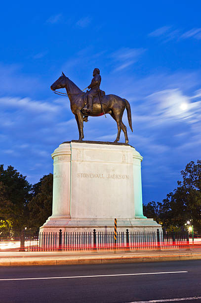 Stonewall Jackson Monument In Richmond, Virginia