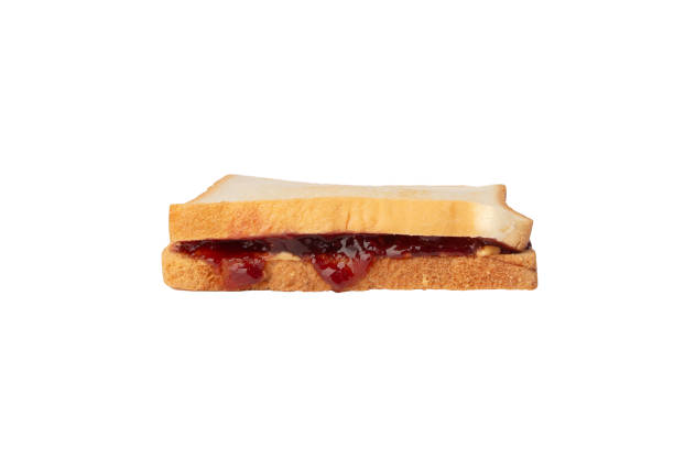 istock sandwich with peanut butter and raspberry jam isolated 1656646645