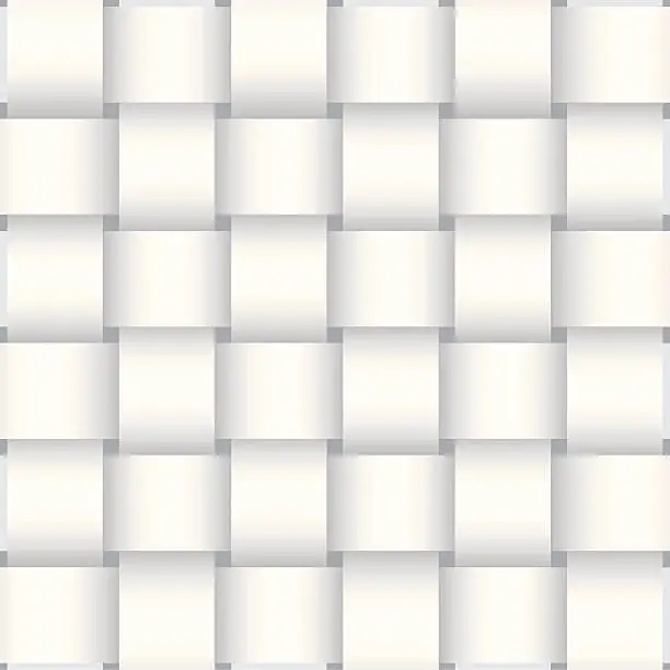 Vector illustration of Basket Weave Background Pattern