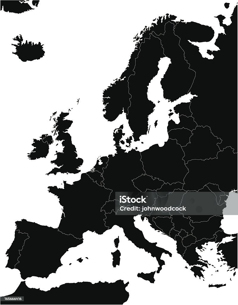 Europa mono - Grafika wektorowa royalty-free (Białoruś)