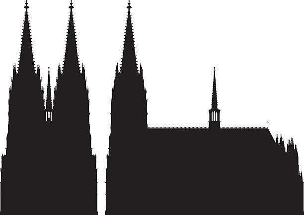 ケルン大聖堂 - cathedral点のイラスト素材／クリップアート素材／マンガ素材／アイコン素材