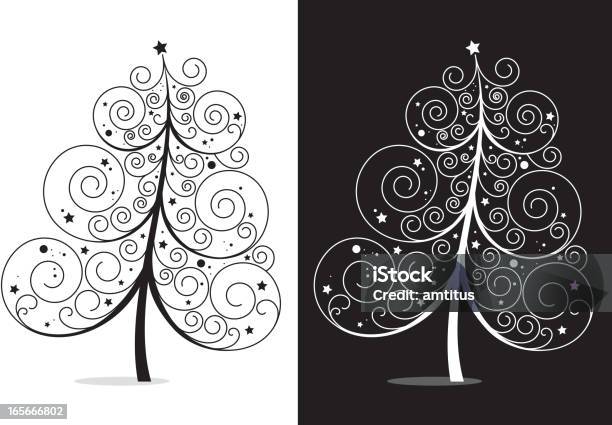 Xmas Swirl Stock Illustration - Download Image Now - Abstract, Celebration Event, Christmas