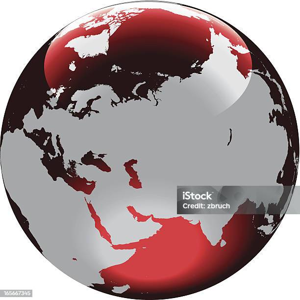 Globe Du Monde Eurasie Vecteurs libres de droits et plus d'images vectorielles de Brillant - Brillant, Globe terrestre, Géographie physique