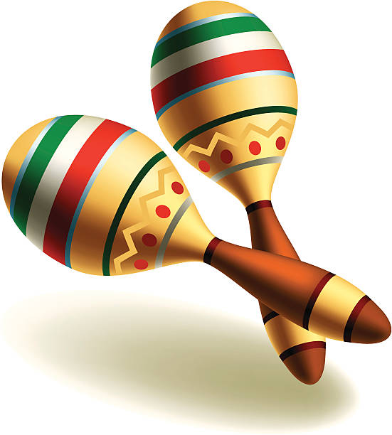 Mexican Maracas Mexican Maracas. High Resolution JPG,CS3 AI and Illustrator 0.8 EPS included. maraca stock illustrations