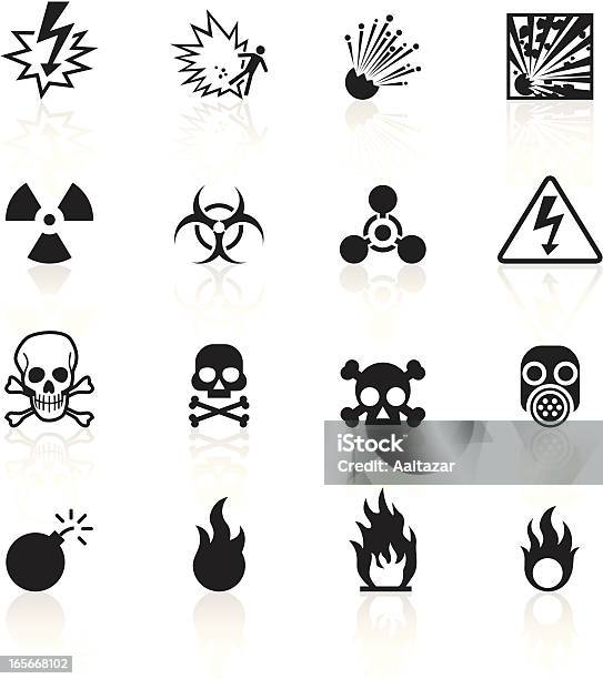 黒色記号危険 - 電気ショックのベクターアート素材や画像を多数ご用意 - 電気ショック, アイコン, 爆弾