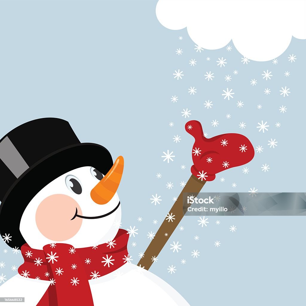 Let it snow Snowman. Please see some similar pictures in my lightboxs: Snowman stock vector