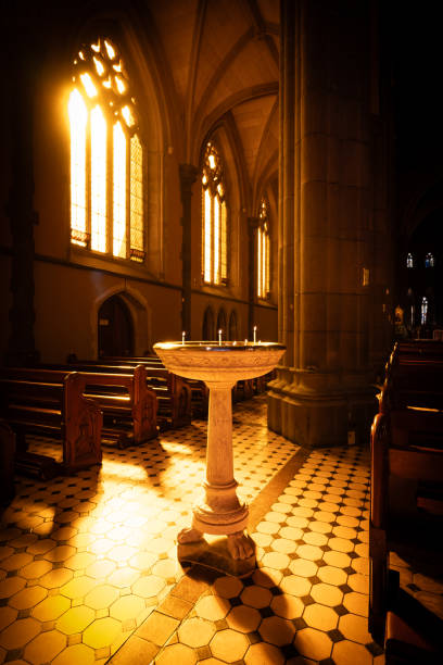 istock Candle light in church 1656685909